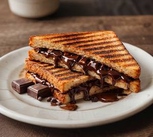Chocolate Grilled Sandwich.