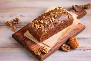 Walnut Banana Cake Loaf