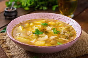 Chicken Lemon Coriander Soup