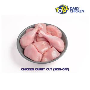 Total whole chicken skin off  [curry cut]  [fresh]