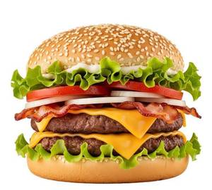 Veg double tower burger