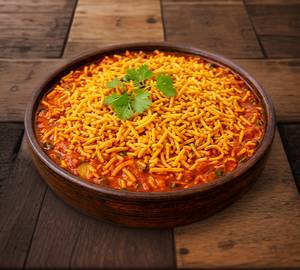 Sev Tomato Sabji 3 Thepla