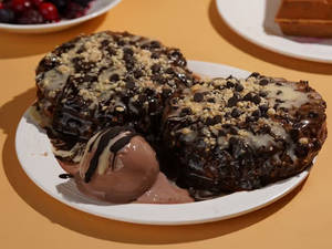 Triple Chocolate Pancake