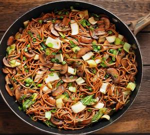 Mushroom noodles