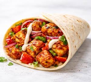 Paneer tikka wrap