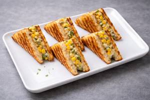 Corn Cheese Grilled Sandwich