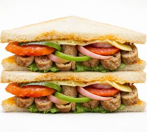 Chicken seekh sandwich
