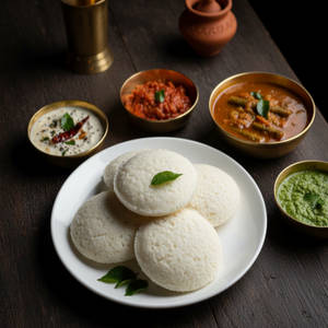Idli Sambhar 2pcs
