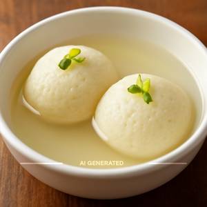 Sponge Rasgulla [2 Pcs]