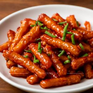 Honey chilli potato