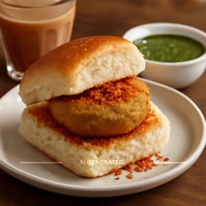 Aloo Tikki Vada Pav