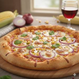 Onion Corn Pizza
