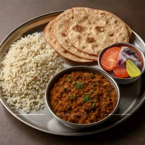 Mutton Keema Thali