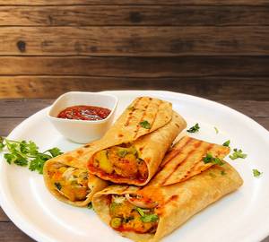 Soya chaap kathi roll