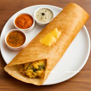 Butter Paper Masala Dosa