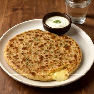 Cheese Garlic Paratha