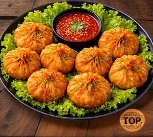 Crispy Paneer Fried Momos 08Pcs