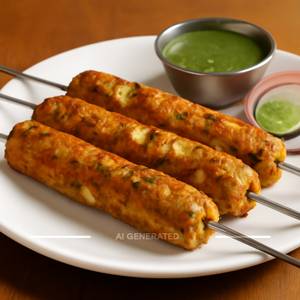 Veg Cheese Seekh Kabab