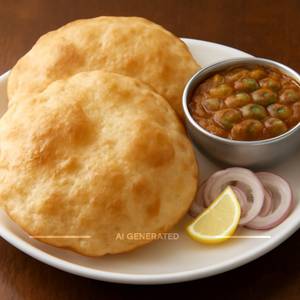 Chhole bhature [2 pcs]