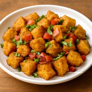 Fried Aloo Chat