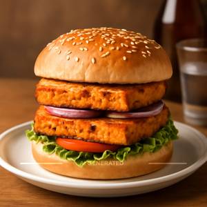 Chatpata Paneer Burger
