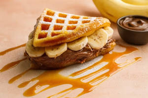 Banana Chocolate Waffle