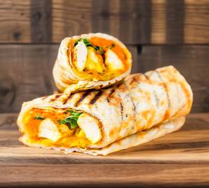 Achari paneer wrap