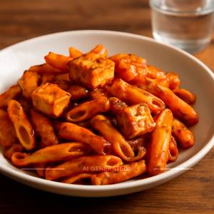 Paneer Red Sauce Pasta