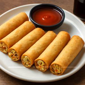 Veg-spring Roll (8 Pc)
