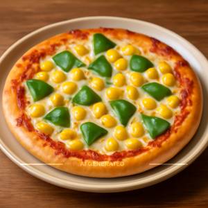 Corn And Capsicum Cheese Pizza
