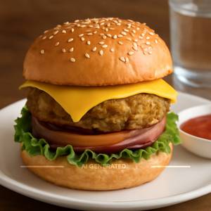 Veg Cheese Burger