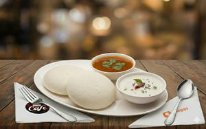 Idli Sambar (2pcs)