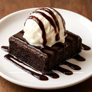 Brownie With Ice Cream