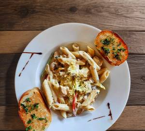 Chicken White Sauce Penne Pasta