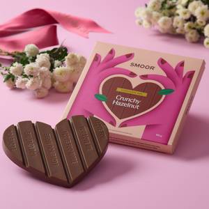 Valentine's Special - Crunchy Hazelnut Chocolate Heart