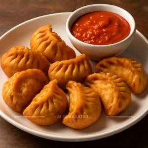 Veg Fried Momos [8 Pieces]