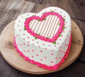 Birthday Anniversary Love Design Red Velvet Cake