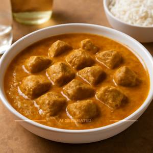 Creamy Soyabean Vadi Masala