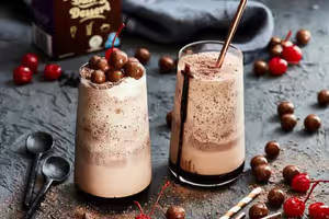 Hazelnut Chocolate Milkshake