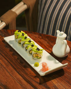 Chicken Katsu And Avocodo Sushi