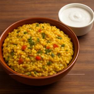 Khichadi with curd
