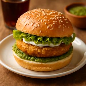 Aloo tikki burger