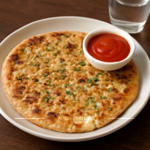 Garlic Cheese Paratha