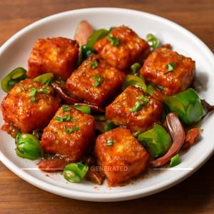 Chilli Paneer Dry [8 Pieces]