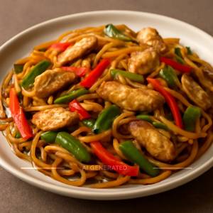 Chicken Hongkong Noodles