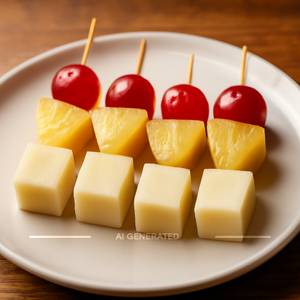 Cheese Cherry Pineapple Stick