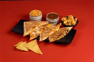 Cheesy BBQ Paneer Quesadilla