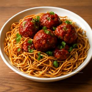 Manchurian chowmein {breakfast]