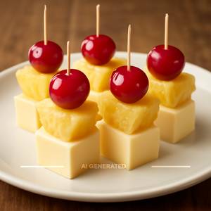 Cheese Cherry Pineapple