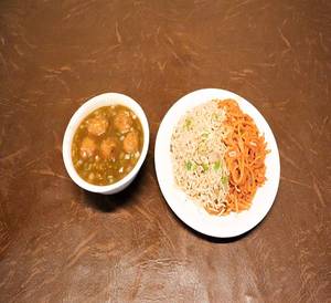 Fried Rice with Noodles (450 gms)